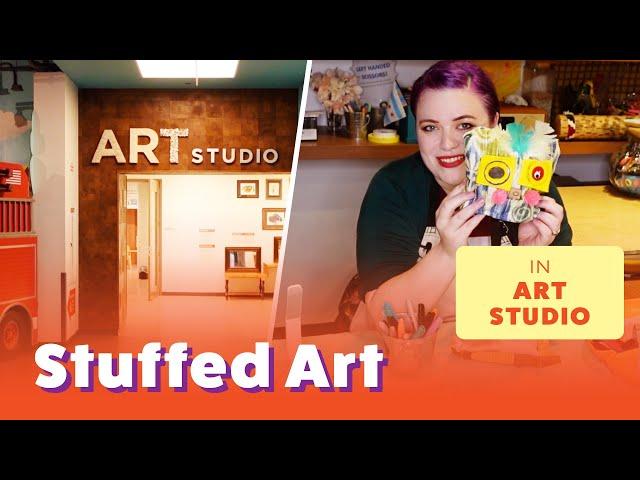 Stuffed Art in Art Studio