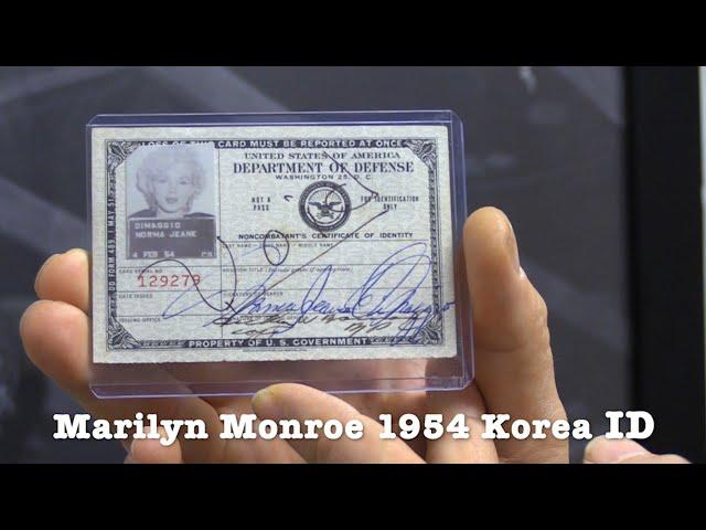 Marilyn Monroe Department of Defense ID Card *AMAZING* Auction April 10th