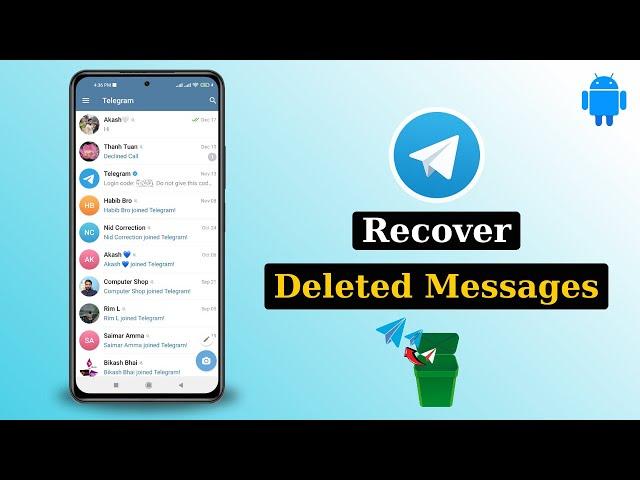 How To Recover Deleted Telegram Messages on Android