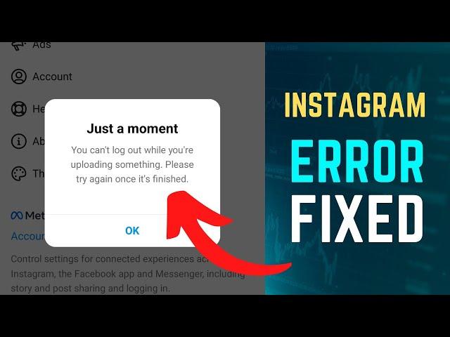 Instagram Just a Moment Error Problem Fix | Instagram Switch Account Problem /Instagram Problem 2023