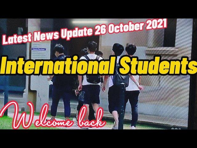 News update : International Students | Australian Border for International Students