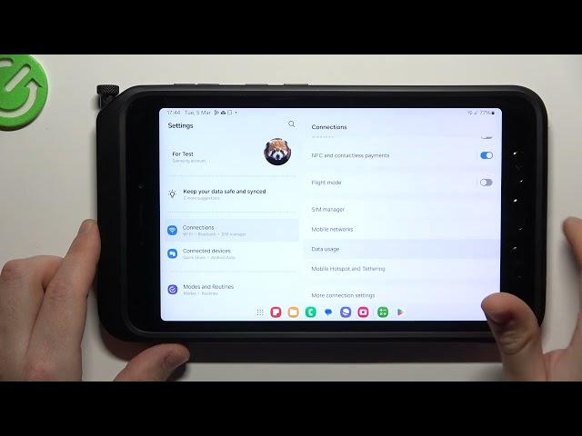 How to Enable Data Saver on SAMSUNG Galaxy Tab Active 5?
