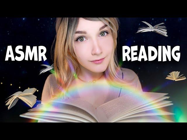  ASMR  Whispers for sleep [Reading at Night]