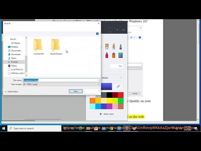 Convert PNG to JPG without Losing Quality on Windows 10