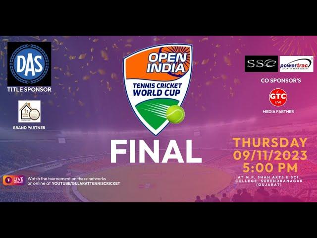 Final Day || Open India Tennis Cricket World Cup 2023 || Surendranagar