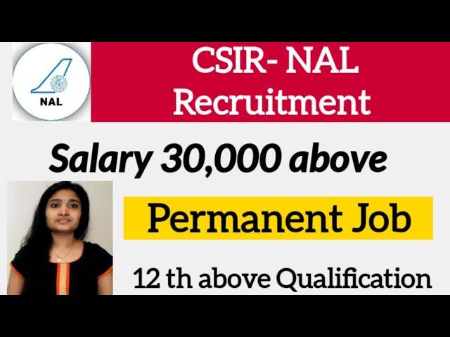 CSIR Recruitment 2021| Salary above 30,000| from 12th Qualification| Latest jobs