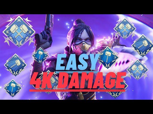 The EASIEST WAY To Get Your FIRST 4k DAMAGE BADGES! Apex Legends Season 10 Guide & Tips [Gameplay]