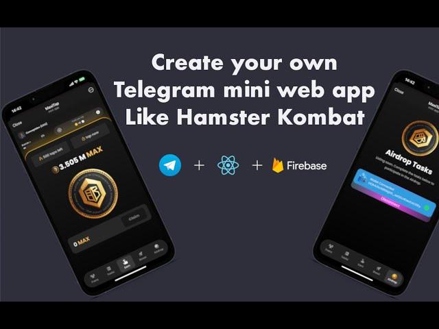 How to Create Telegram mini web app Like Hamster Kombat
