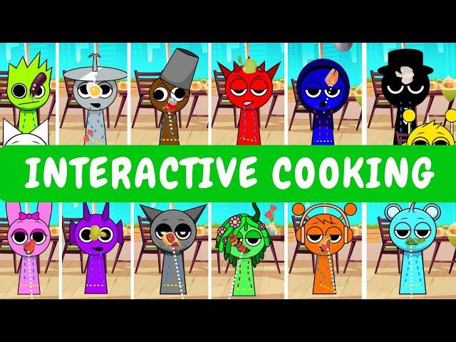 Sprunki Interactive but Eating   Simon, Brud, Wenda, Raddy, Simon, Clukr, Vineria, Gray, Sky, Garnol