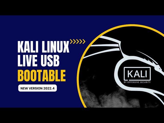 Kali Linux Bootable USB with Live Persistence || Full Tutorial [Bangla]