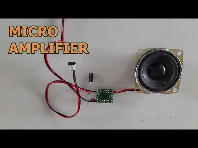 How to Make Micro Amplifier with PAM8403 Circuit || DIY Loud Microphone