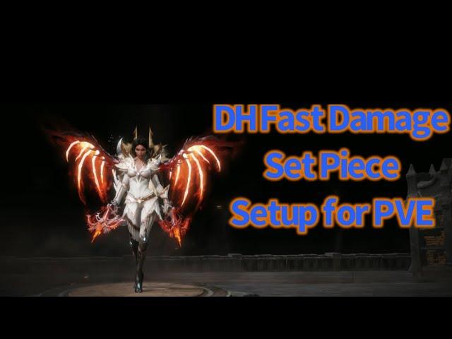 Demon Hunter Fast Damage setup for PVE | Diablo Immortal [RP FLASH]