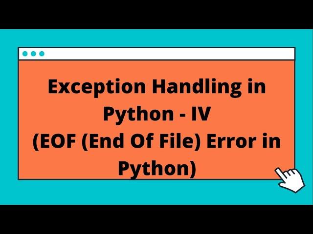 EOF Errors   Exception Handling in Python IV(CodeChef), How to solve NZEC error in codechef ide?