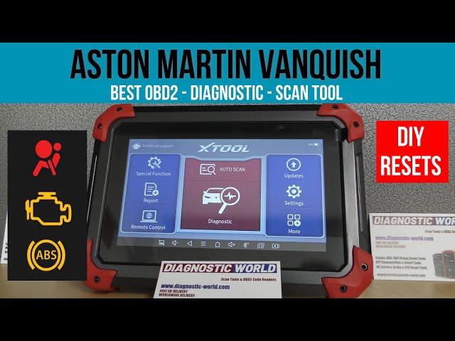 Best Aston Martin Vanquish OBD2 Diagnostic Scan Tool For engine, abs, transmission airbags OIL etc