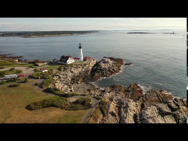 Flight around the Cape Elizabeth, Maine