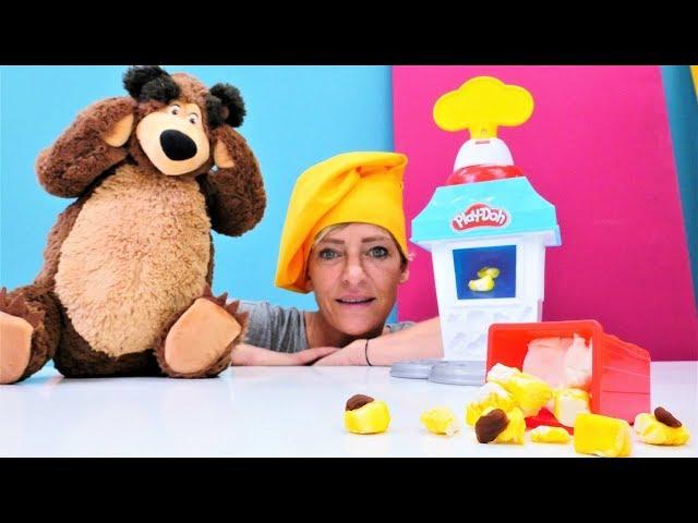 Play-Doh Popcorn Maschine - Spielspaß mit Nicole - Spielzeugvideo für Kinder