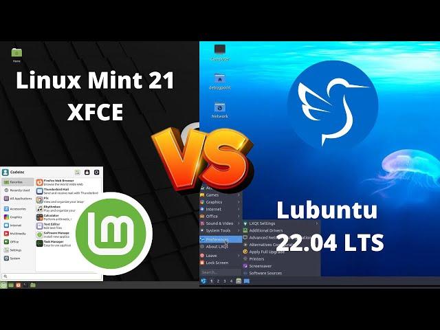 Lubuntu 22.04 LTS VS Linux Mint 21 XFCE (RAM Consumption)