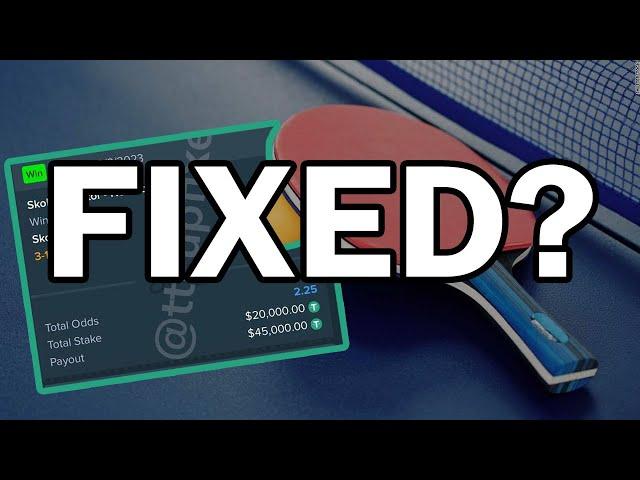 Table Tennis Match Fixing │ Real Fixed Matches???