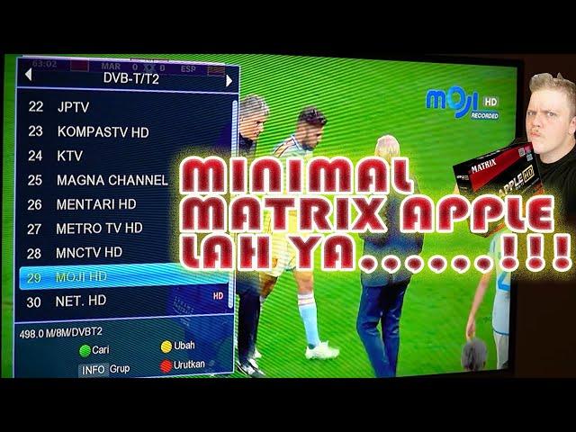 Cara Pasang dan riview STB Digital Matrix Apple HD