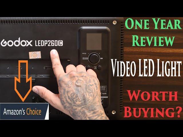 GODOX LEDP260C Video LED Light - One Year Review - Is It Worth Buying This Budget Video LED Light???