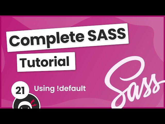 SASS Tutorial (build your own CSS library) #21 - Customizing the Library