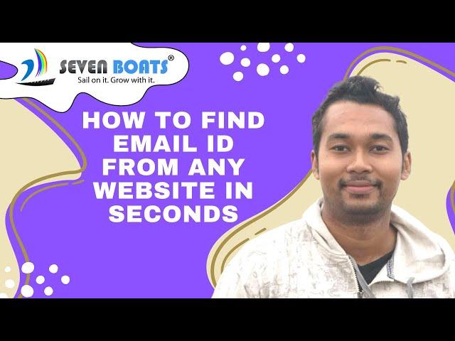 How to find Email addresses from a website in seconds | Best tool to Extract Email id from websites