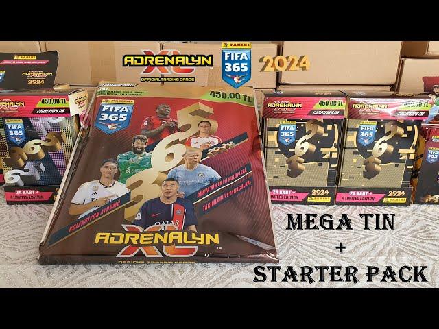 Mega Tin + Starter Pack! Panini Fifa 365 Adrenalyn XL 2024 | Türkiye'nin en sevilen futbol kartları!