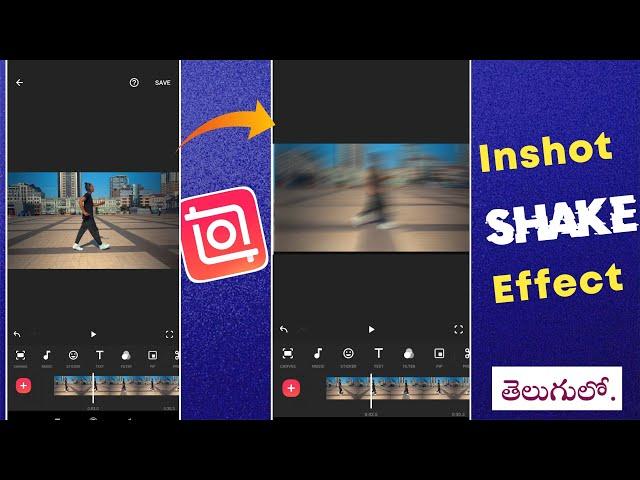 Inshot video editor telugu shake effect editing