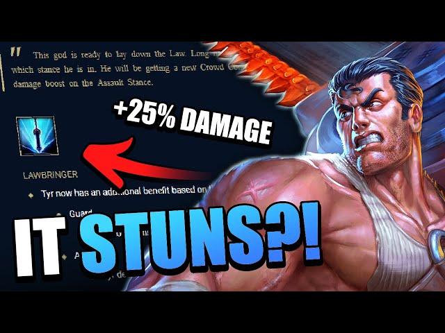 BROKEN NEW TYR BUFFS VS A PURPLE BORDER PELE! - Ranked Duel - Smite