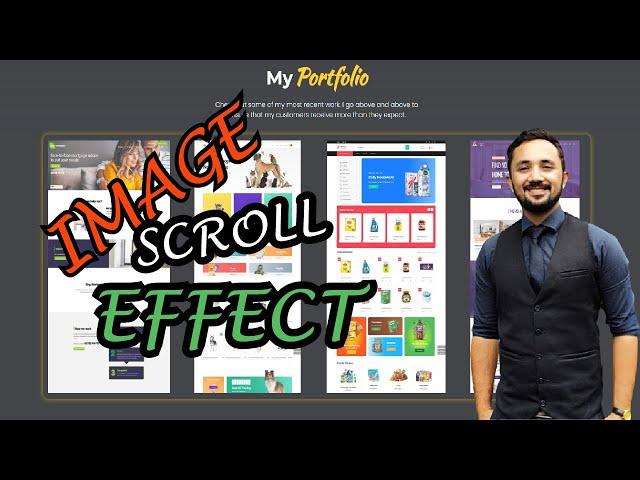 Beautiful Portfolio Image Scroll Effect Without Plugin  in Elementor | Powerd by Lancercode