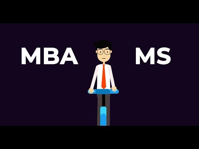 MS or MBA or Job after engineering?