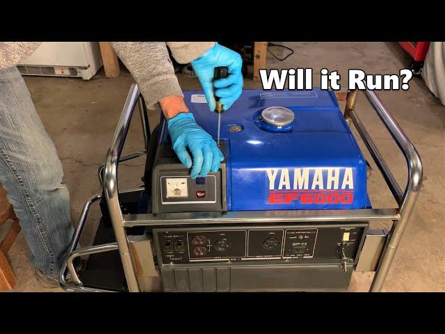 Old Yamaha EF6000 Generator Will Not Start - Fixed