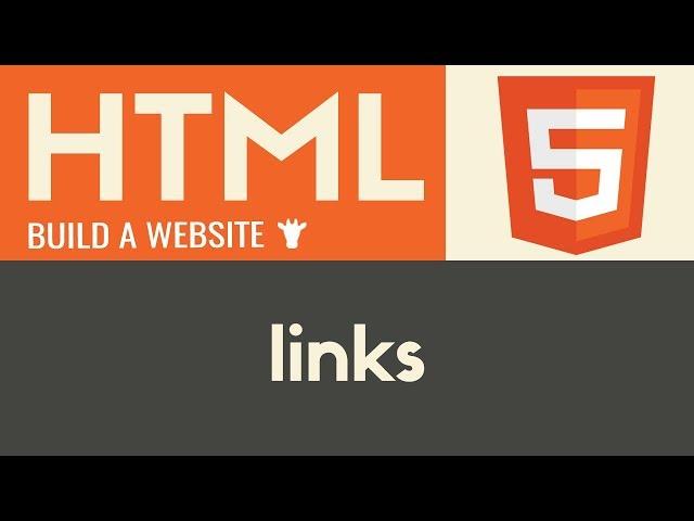 Links | HTML | Tutorial 8