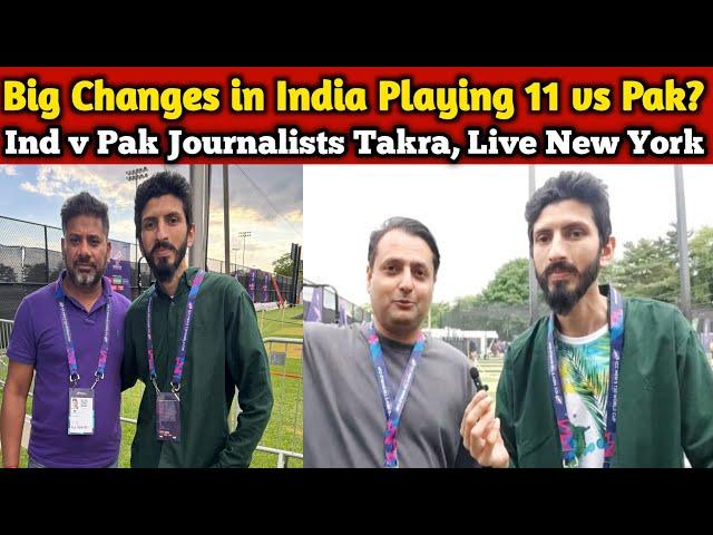 Big Changes in India Playing 11 vs Pak? | Ind v Pak Journalists Takra | Sports Tak, Live New York