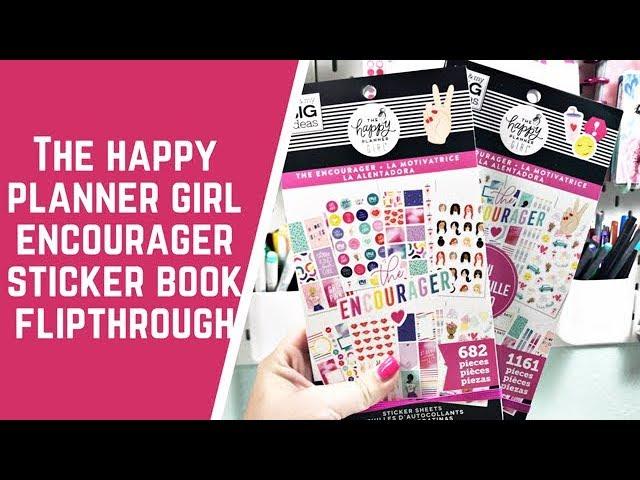 The Happy Planner Girl 2020 Encourager Sticker Book Flipthroughs