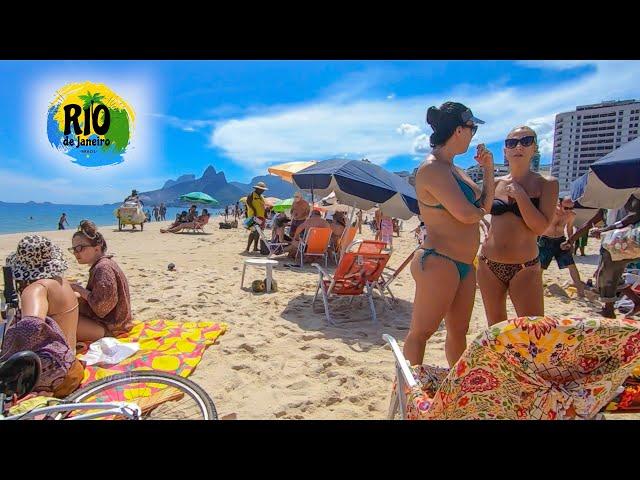 Beach Walk Ipanema Rio de Janeiro Brazil - Video Walk