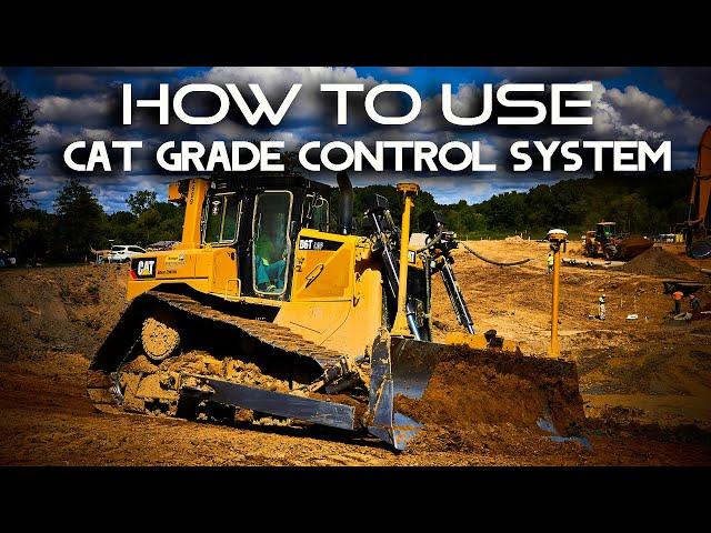 BASICS OF GPS - CAT GRADE CONTROL SYSTEM // How to Use CAT Grade Control Dozer