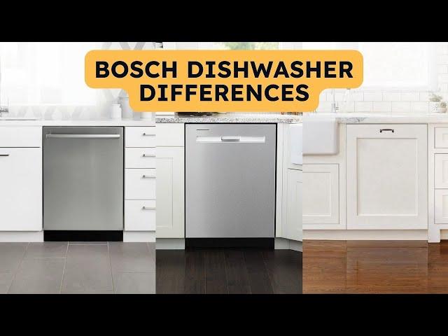 Differences in the Bosch 100, 300, 500, 800, and Benchmark Dishwashers: Recommendations for 2024