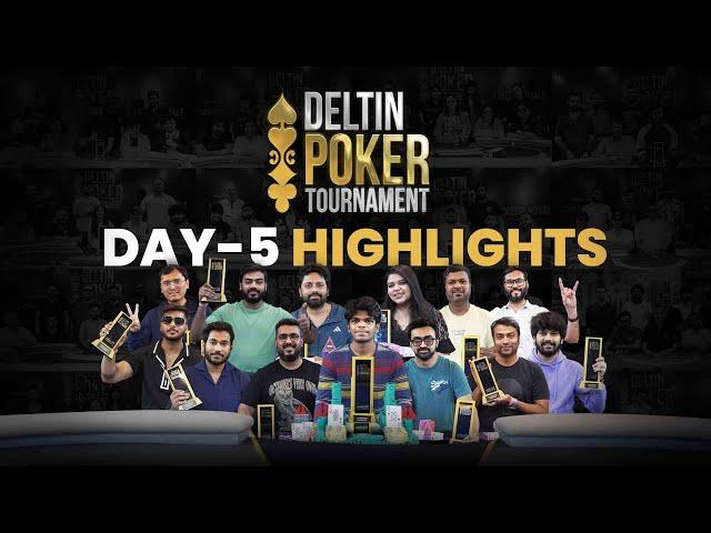 Deltin Poker Tournament May 2024 Day 5 - Highlights