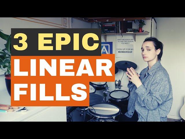 3 Linear Drum Fills For The Price of 1