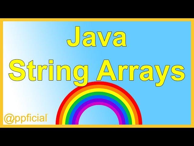 String Array in Java Programming by Example - length field vs. length() method - APPFICIAL