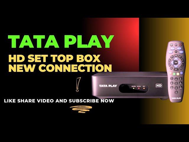 how to Tata play | how to hd set top box new connection | how to new antenna