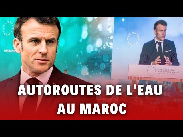 Autoroutes de l'eau : à Ryad, Macron considère le Maroc comme un modèle hydrique à suivre