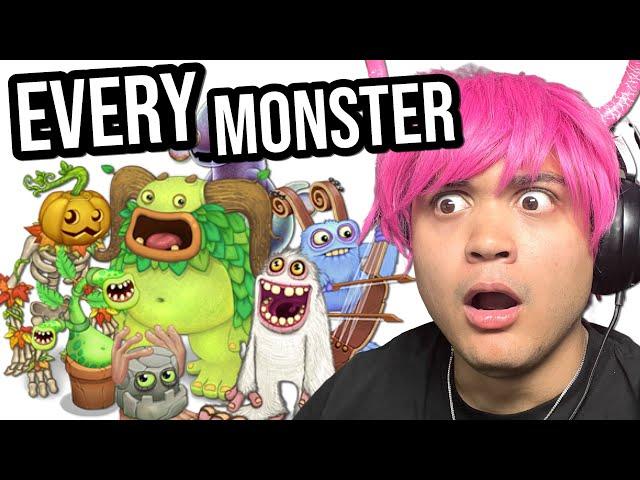 Reacting to every MY SINGING MONSTERS character/sound in PLANT ISLAND (MVPerry reacts)