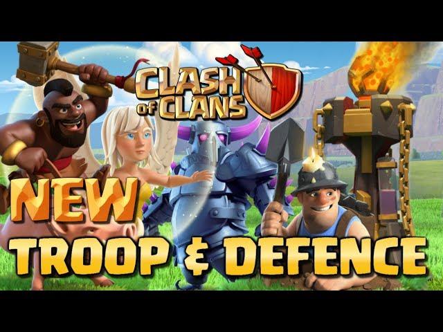 NEW UPDATE - Troop and Defence Levels! Clash of Clans June 2017 - CoC Balance Update