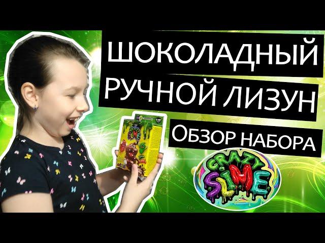 CRAZY SLIME Шоколадный Лизун своими руками - самый простой набор для создания слайма лизуна