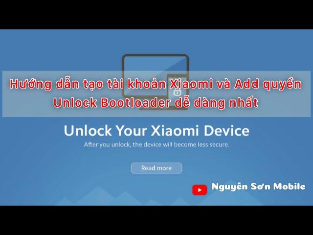 Hướng dẫn tạo tài khoản và xin quyền Unlock Bootloader Xiaomi ROM MIUI - Update 5/2024