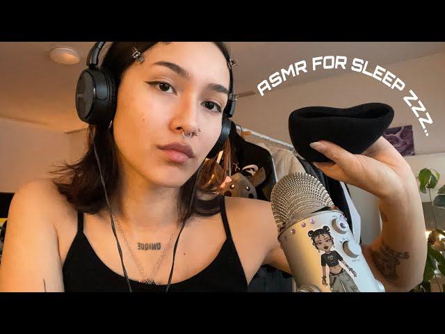 ASMR  GENTLE & SLOW TRIGGERS (mic scratching, mouth sounds, more)