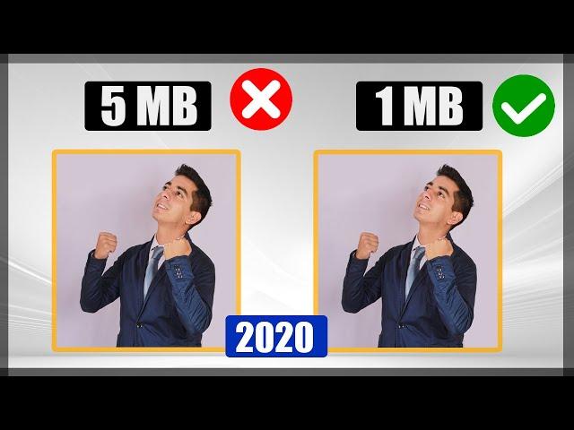 HOW TO REDUCE THE WEIGHT OF AN IMAGE WITHOUT PROGRAMS 2020