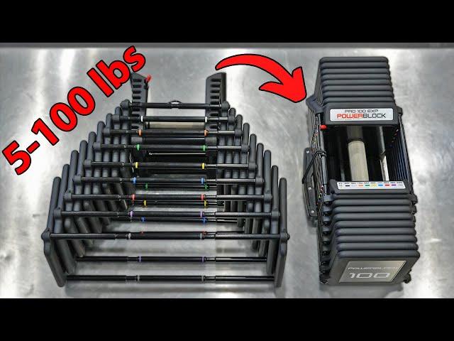 PowerBlock Pro Review: Their Newest & BEST 100 LB Adjustable Dumbbell